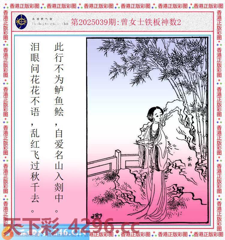 ：曾女士铁板神数2